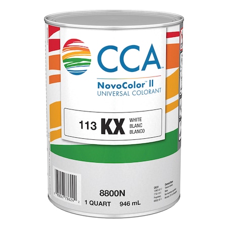 Valspar 1 Qt KX White Novocolor II Universal Colorant 8800N